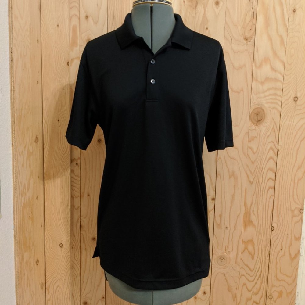 Port Authority Mens Black Polo Shirt XS - Picture 3 of 13